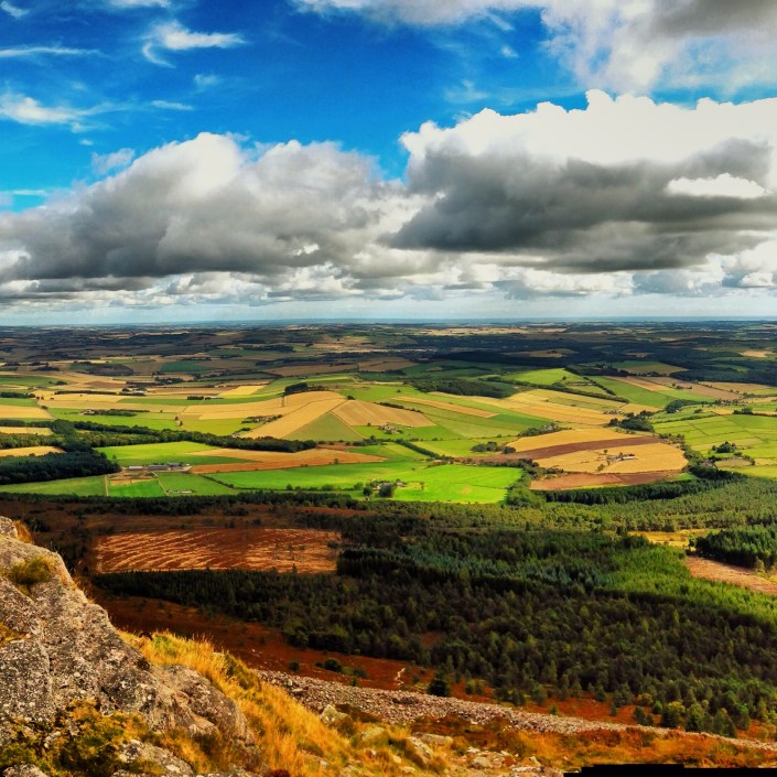 View from Bennachie, Summer 2013.